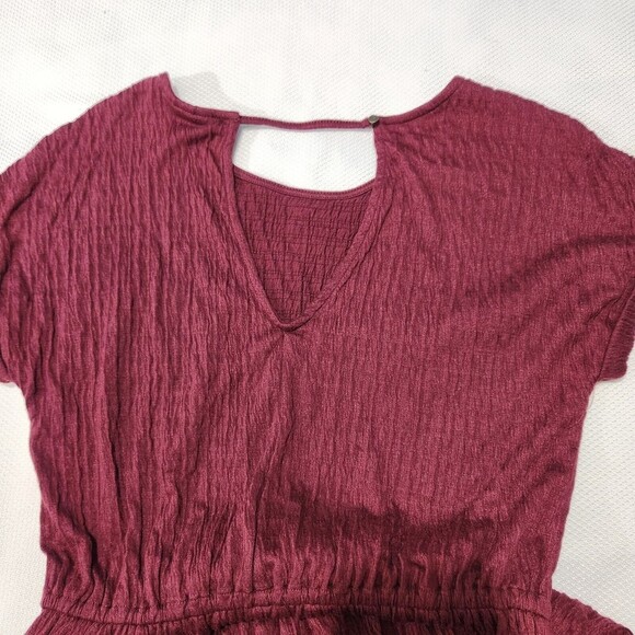 Universal thread jumpsuit Size Medium Burgundy with Pockets NEW - Picture 3 of 15